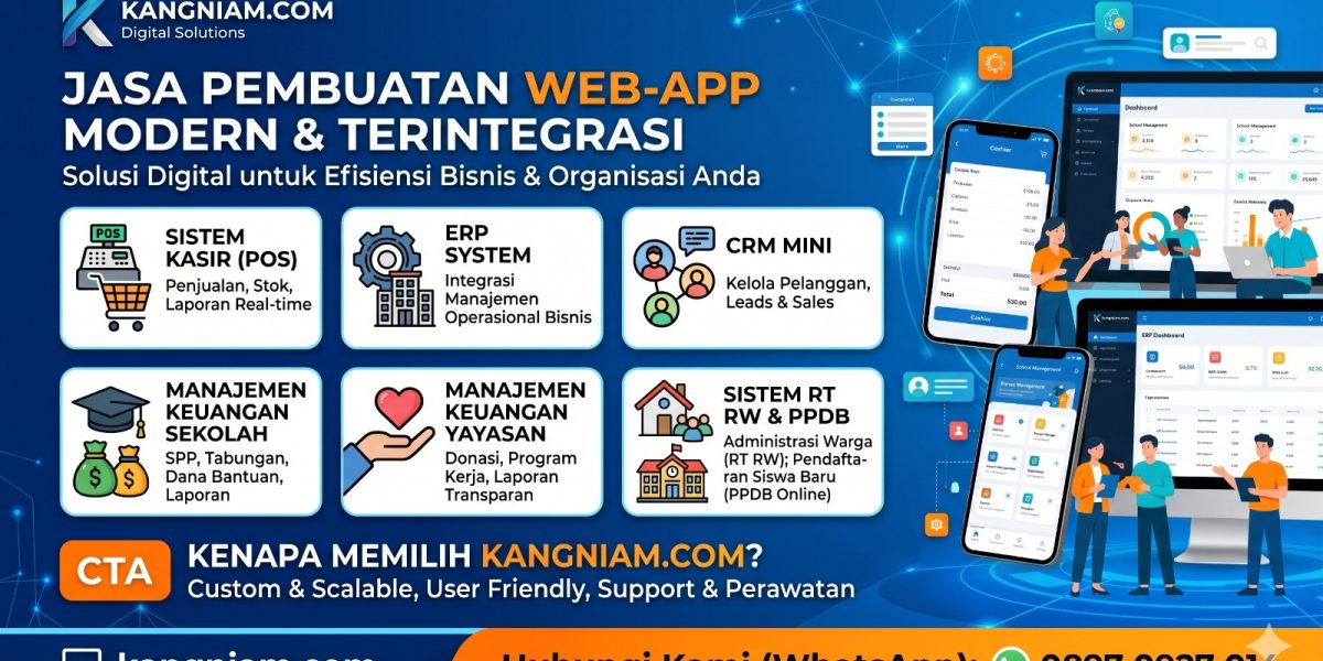 Jasa Bikin WebApp Sistem Kasir Untuk UKM Sidoarjo: Solusi Praktis Sekali Bayar Tanpa Biaya Langganan