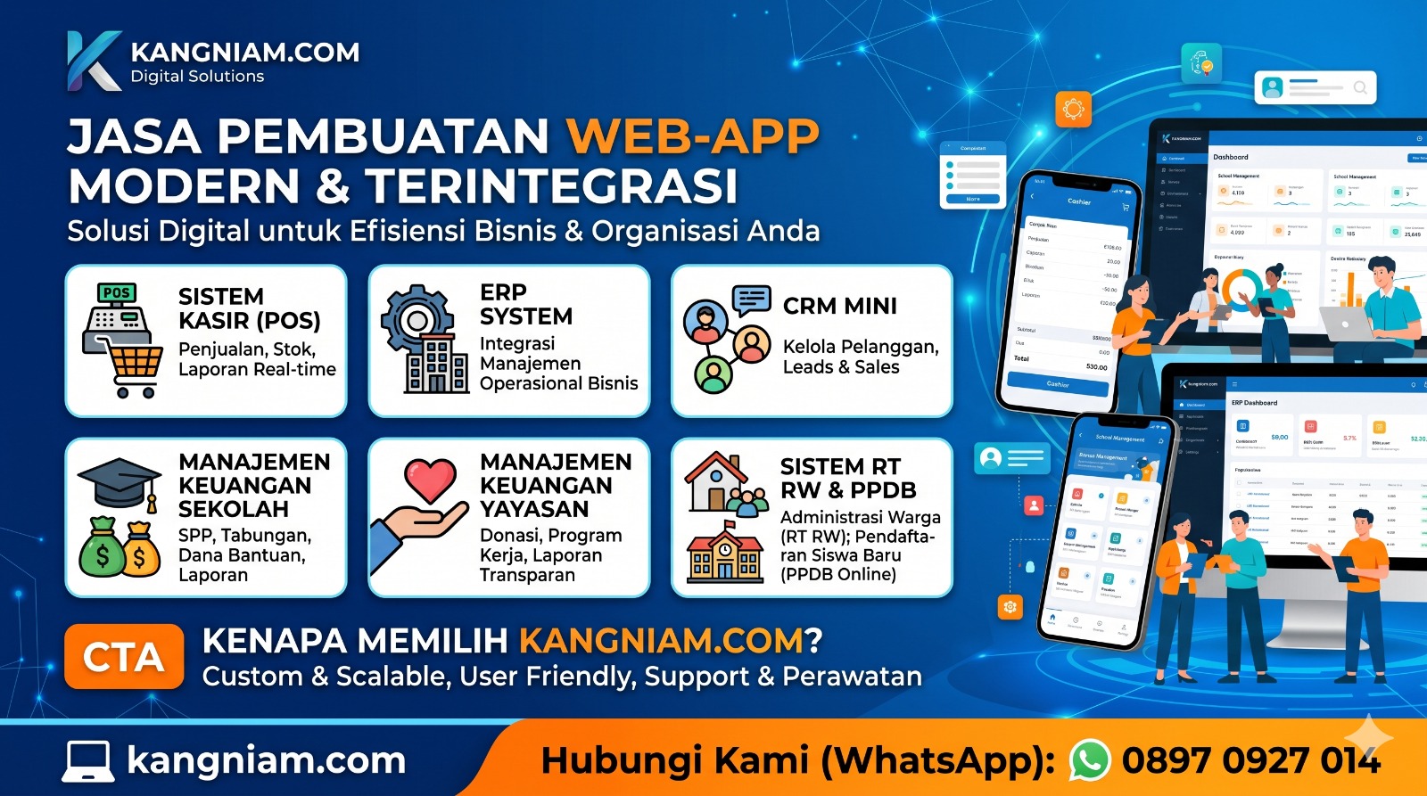 Jasa Bikin WebApp Sistem Kasir Untuk UKM Sidoarjo: Solusi Praktis Sekali Bayar Tanpa Biaya Langganan